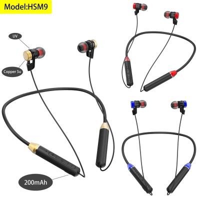 China Magic Headphones In-Ear Soft Stereo Neck Band Earbuds Sports Running Game Radio Neck Band Earphone for sale