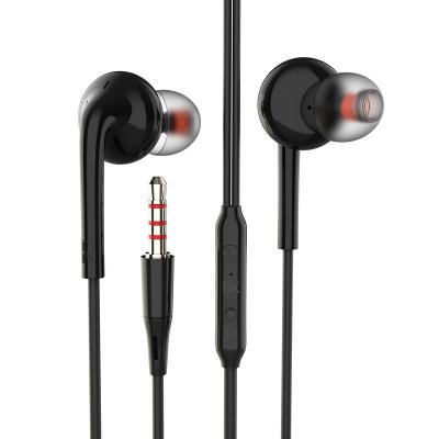 China 2022 In-ear Noise Canceling Handsfree Wired Earphone With Microphone For Laptop Cell Mobile for sale