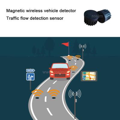 China Traffic Detecting And Counting Wireless Magnetic Sensor Traffic Detection Sensor For Freeway Management for sale