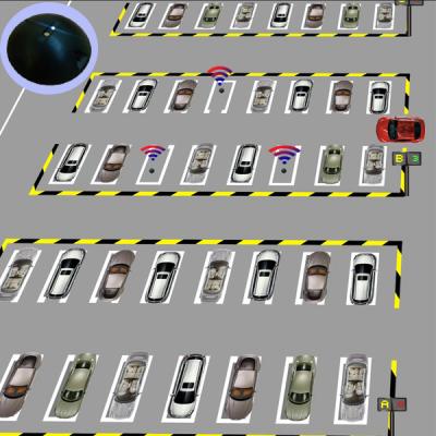 China Outdoor/on-street Smart Parking Guidance System ROSIM LoRa Parking Sensor Car Parking Space Detection For Outdoor Smart Parking System for sale