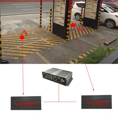 China Lora Wireless parking lot/durable running bay sensor/spots with traffic light/LED for smart parking alarm system for sale