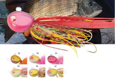 China New design best sale 60g rubber jig bait fishing lure for sale