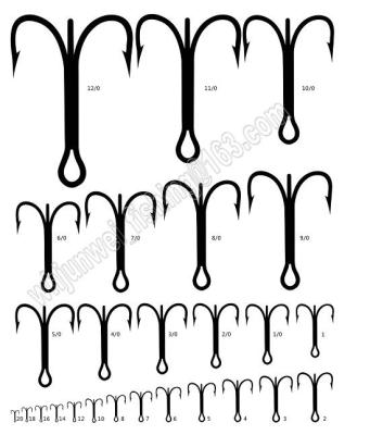 China 8236#  TREBLE FISHING HOOK for sale