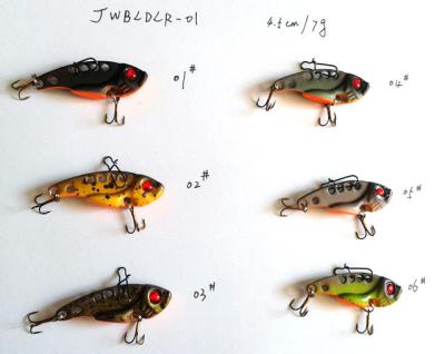 China 3.8cm/3g  4.5cm/7g  5.5cm/10g Blade metal fishinglure/sinking metal vib fishing lure /hard fishing lure for sale