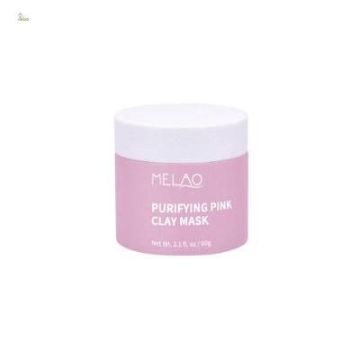 China New Product Skin Care Mud DEEP CLEANSING Facial Mask Brighten Porefining Smooth Bentonite Facial Clay Mask Pink for sale