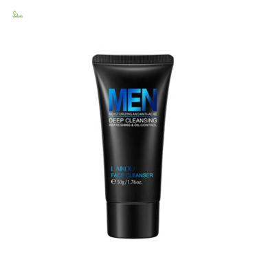 China Men's Cleansing Deep Pore Whitening Moisturizing Oil Control Silicone Milk Amino Acid Facial Cleanser for sale