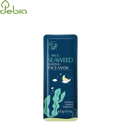 China Sakura Snail Seaweed Mask Moisturizing Sleeping Replenishing Hydration Nourishing Skin Care Portable Anti Wrinkle Face Mask Cream for sale