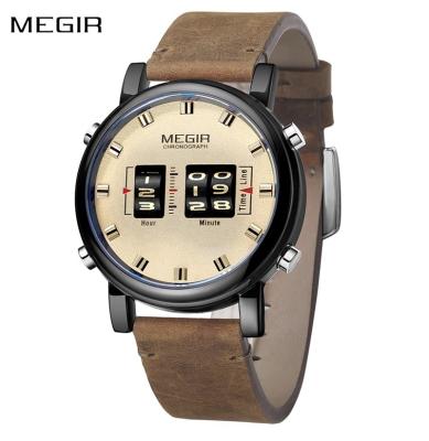 China Chronograph Brand New MEGIR 2137 Quartz Men Watch Mens Watches Luxury Quartz Wristwatches Relogio Masculino for sale