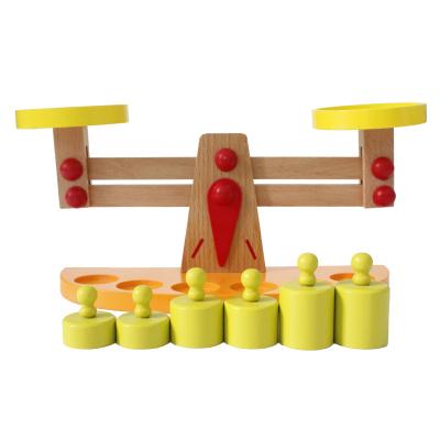 China New Arrival Eco-friendly Material Good Quality Kids Learning Big Wooden Children Balance Ladder Toy Educational Toys for sale