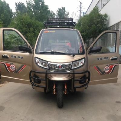 China China Yaolon Ebike Bajaj High End Passenger Auto Rickshaw Closed Body Type 150cc Pickup Truck Gasoline Car Passenger Tricycle Motorcycle for sale