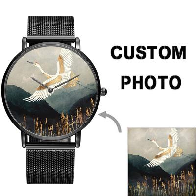 China Custom Water Resistant Watch Face Design Your Own Watch Add Pictures Blank Subliamtion Watch Collect Myself for sale