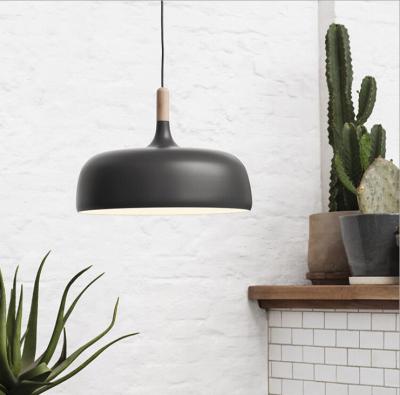 China Nordic Fancy Design Style Black Color Ceiling Pendant Light Bulb E27 Popular/warm/a Sense Decorate Kitchen for sale