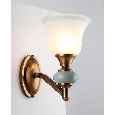 China European American Style Attic Wall Lamp Vintage Brass Indoor Wall Lamp Indoor Light for sale