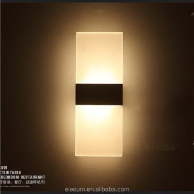 China European LED wall lamp bedroom bedside lamp hotel engineering acrylic wall lamp led light for sale