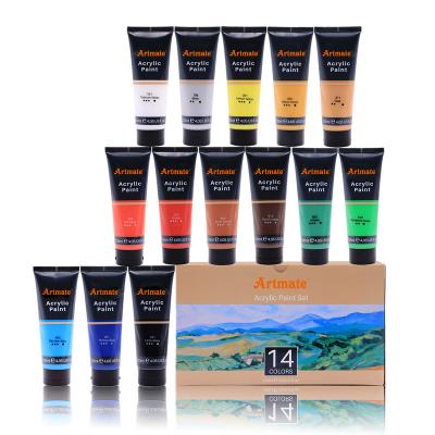 China Artmate Acrylic Paint Art Set 14 Colors 4.05 Ounce/120ml, Acrylic Paint Set, Acrylic Paints for Students and Artists 120ml for sale