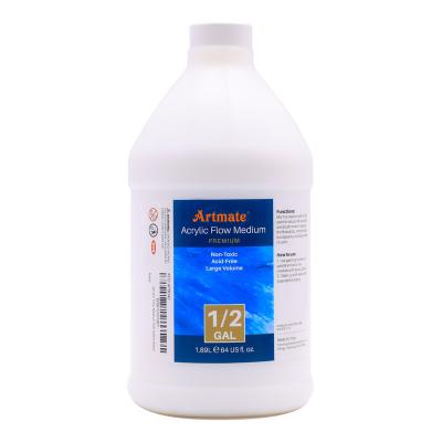 China Medium Gallon 64 Ounce / 1.89L, Professional Paint Artmate Premium Acrylic Half Pour Medium 1.89L for sale