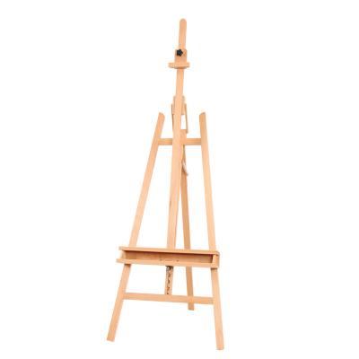 China Prominent Style Easel Floor-standing Easel Artmate Tripod Beech Wood Display Painting Easel, Wooden Easel, Art Easel for sale