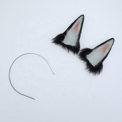 China Magnetic Rabbit Ears Hair Accessories Baby Version Hair Circle Props Cotton Doll Props Cosplay Cotton Doll Accessories Decorative Plush Animal Ears for sale