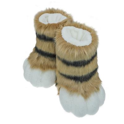 China Fashionable handmade comic show tiger cosplay tiger claws plush animal costume props tiger year COS clothing accessories for sale