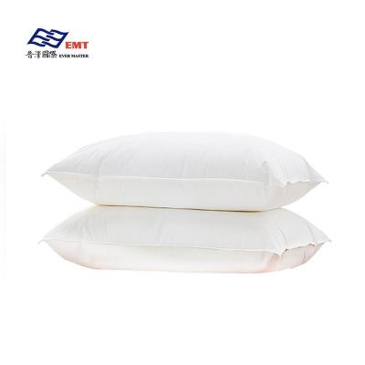 China Folded Single Soft Clean Down Pillow 5 Star Hotel Down Pillow Core for sale