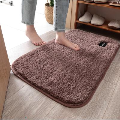 China Sustainable Factory Wholesale Cheap Water Absorbing Soft Bath Covers Mat For Toilet Shower Bedroom for sale