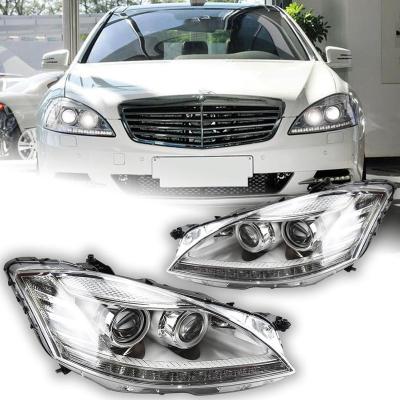 China Automotive car led upgrade headlight for Mercedes-Benz W221 2006 2007 2008 plug and play S class for sale