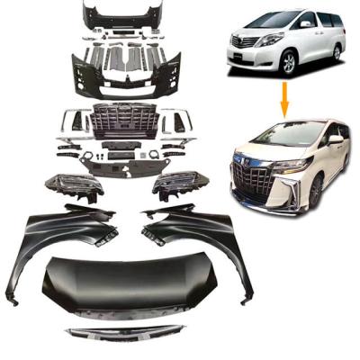 China New Arrival 100% ABS 2008 Gear Conversion To 2019 Alphard Kit Pp Material Bumper Sc Body For Toyot Alphard 2008-2014 for sale