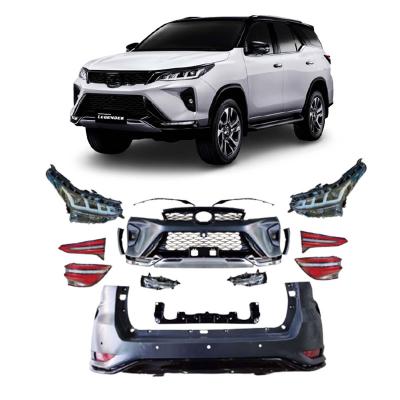 China Body Kit Parts Body Kits For Toyota Fortuner 2015-2020 Upgrade From ABS To Fortuner Legender 2021 for sale