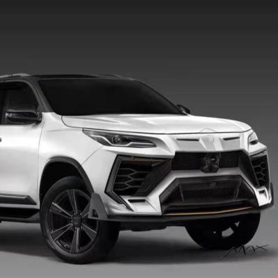 China ABS Car Bumper Bodykit Body Kit For Toyota Fortuner 2016-2021 up Lamborghini With Led Head Light for sale