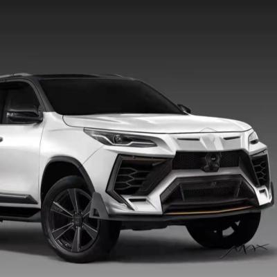 China Good Price ABS Body Kit For Convert From Fortuner To Lamborghini Bodykit For Fortuner 2016-2021 To Urus Evo To Lambo With Headlights for sale