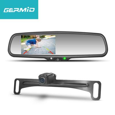 China Rear View Display User Manual OEM Standard 4.3 Inch Ultra High Brightness Mirror Car Roof Reverse LCD Monitor Sony for sale