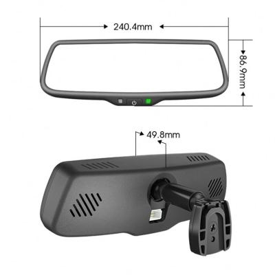 China Mirrorlink Multifunctional Car Mirror Bracket 7.3