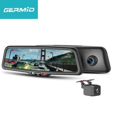 China Car Dvr 9 Inch Touch Steaming Dual Lens Rear View Mirror Car Ceiling Monitor Fits For Subaru BRZ 130 for sale