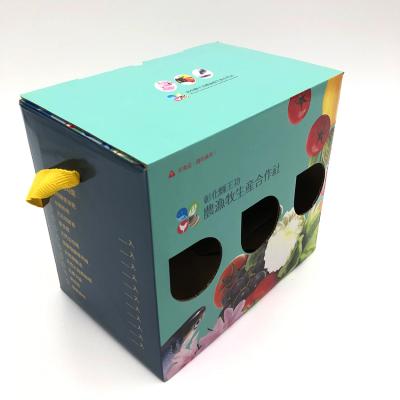 China Beautiful and high quality recyclable fruit gift boxes for sale