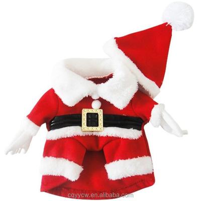 China New Cute Pet Christmas Costume Three-dimensional Christmas Hat Dog Clothes Change Clothes Christmas Cat Pet Clothes for sale