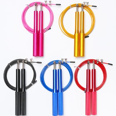 Κίνα Durable Training Fitness Accessories Skipping Rope Handle Steel Wire Speed ​​Aluminum Jump Rope προς πώληση