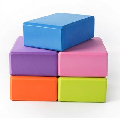 China Eco-Friendly Training Accessories EVA Wholesale Fitness Logo Yoga Brick Custom Eva Yoga Block Te koop