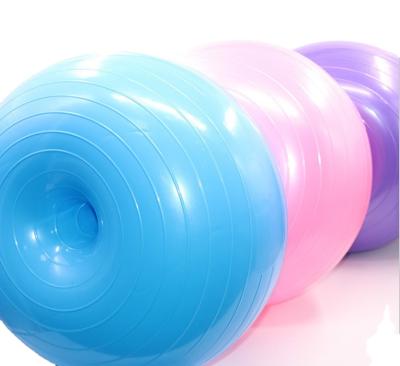 중국 Anti-Shatter 50cm 45cm Anti-Shatter PVC Apple Donut Ball Donut Yoga Ball Gym Fitness Ball 판매용