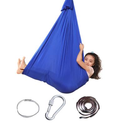 中国 Amazon Success Patio Durable Outdoor Cotton Canvas Hanging Swing Chairs For Adult Kids Yoga Hammocks 販売のため