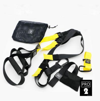 중국 Portable & Durable Hammock Fitness Suspension Straps Outdoor Pro Suspension Trainer Set Fitness Belt Kit Training System 판매용