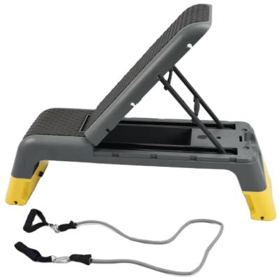 China Eco-friendly Multifunctional Aerobic Plastic Adjustable Bench Stepper For Gym for sale