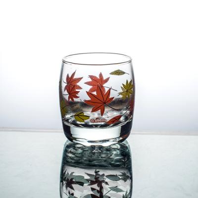 China SHENGXI High Transparency Top Quality Transparent Decorated Hand Water Blown Heat Resistant Glass Mug for sale