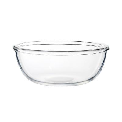 China Household High Temperature 500ml~5900ml Salad Bowl Sustainable Baking Glass Bowl Transparent for sale