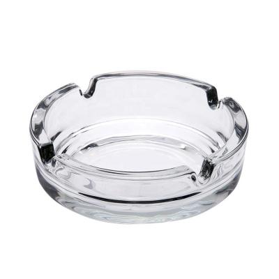 China CLASSIC hot sale thickened glass portable ashtray suitable for home office indoor and outdoor office decoration for sale