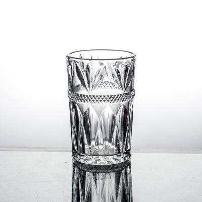 China Contemporary Best Selling Customized 168ML Luxury Transparent Glass Drink Water Mug for sale