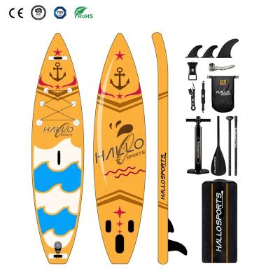 China Large Hallosports 121 unisex family exercise paddleboard for heavy person for sale