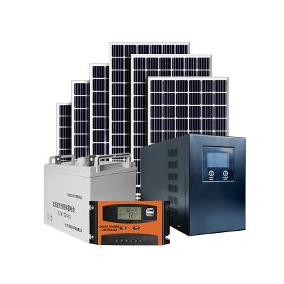 China 50w 250W home grid tie solar system on grid solar power system price home use for sale