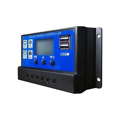 China Hot Item Microcomputer Charger Controller Commercial Solar Charge Controller 10 Amp 12v 24v for sale