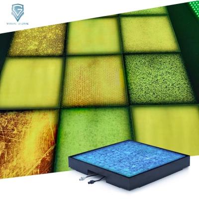 China New Design Interactive LANDSCAPE IP67 WIFI Control Outdoor LED Dance Floor Marble for sale