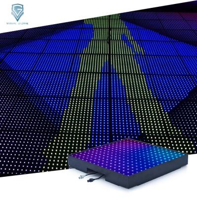 China LANDSCAPE Factory Nightclub Video Decor 64 Pixel RGB LED Interactive Floor Directly for sale